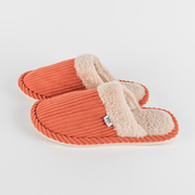 Fun and cozy Sweet Pan Dulce Slides with plush fur upper, inspired by classic pan dulce