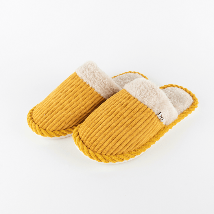 Fun and cozy Sweet Concha Slides with plush fur upper, inspired by pan dulce