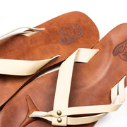 Stylish and empowering La Reina sandals, celebrating strength and pride in Latina culture