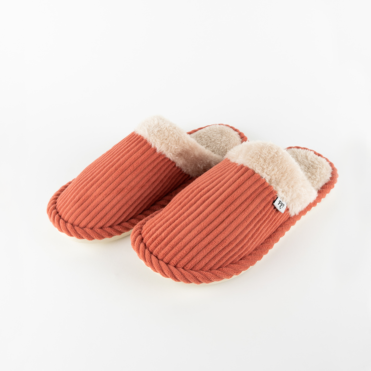 Fun and cozy Sweet Pan Dulce Slides with plush fur upper, inspired by classic pan dulce